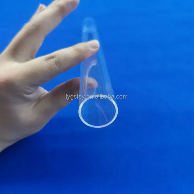 Polished quartz glass tube Heat Resistant Quartz Clear Glass Tubes with plug stopper polished quartz glass tube