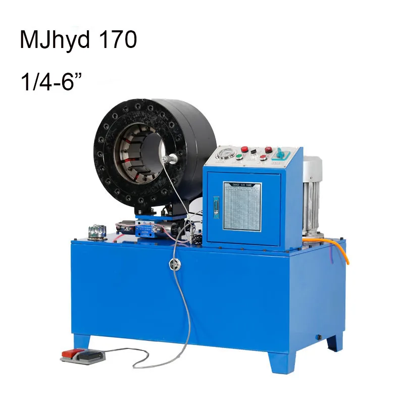 Good price for 1/8 - 6inch Professional manufacturer hydraulic swage press with workbench and quick change tools