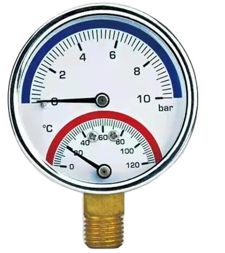 Widely used copper alloy water supply and gas supply system general pressure gauge