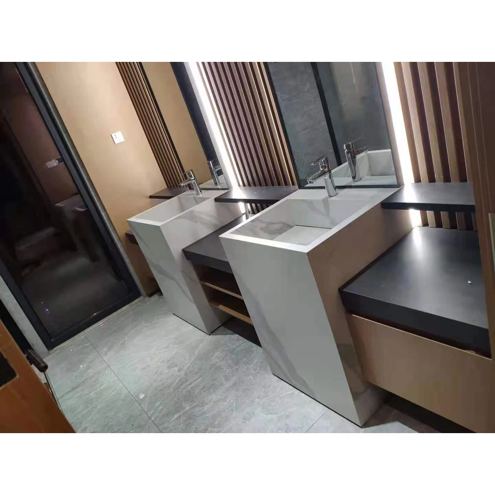 Commercial Hotel Furniture Bath Basin Cabinet Bathroom Vanity Unit