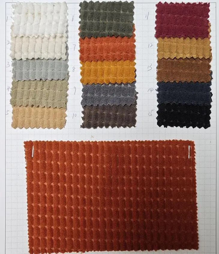 100% Polyester  warp knit 250-280GSM   waffle Velvet