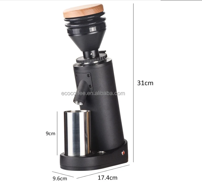 Q 2024   Coffee Bean Grinder Electric Coffee Makers Black white getting started across levels for Household