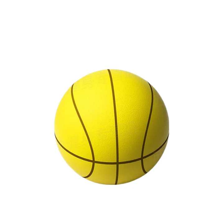 Custom Squishy Stress Ball PU Toy Ball Soft Elastic Low Noise Basketball For Boys And Girls Indoor Silent Basketball