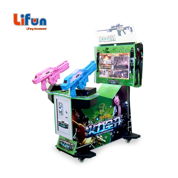 lifun Factory children arcade gun shooting game machine 2 player video arcade game machine for children