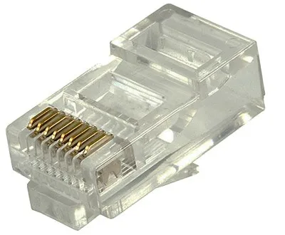  Коннектор RJ45 Cat5e коннектор концевой обжимной соединитель для кабеля Ethernet-100