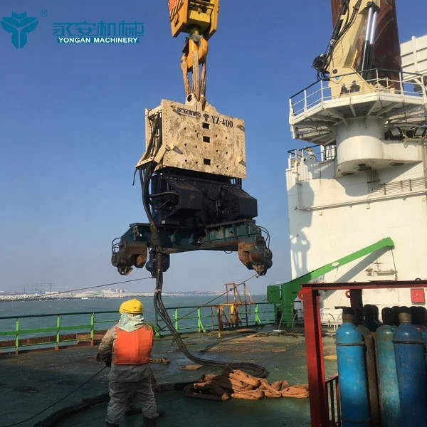 YZ180 pile driver hydraulic Vibratory Hammer for pile foundation