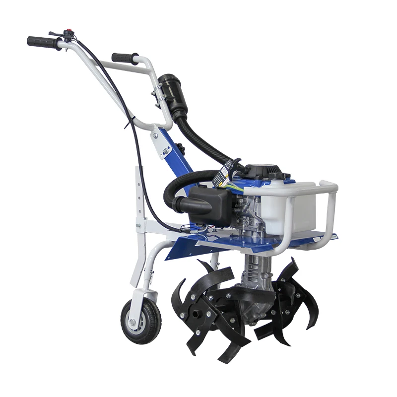 FUMAI 63CC two stroke agriculture horticulture mini power tiller machine ploughing machine mini weeder tiller