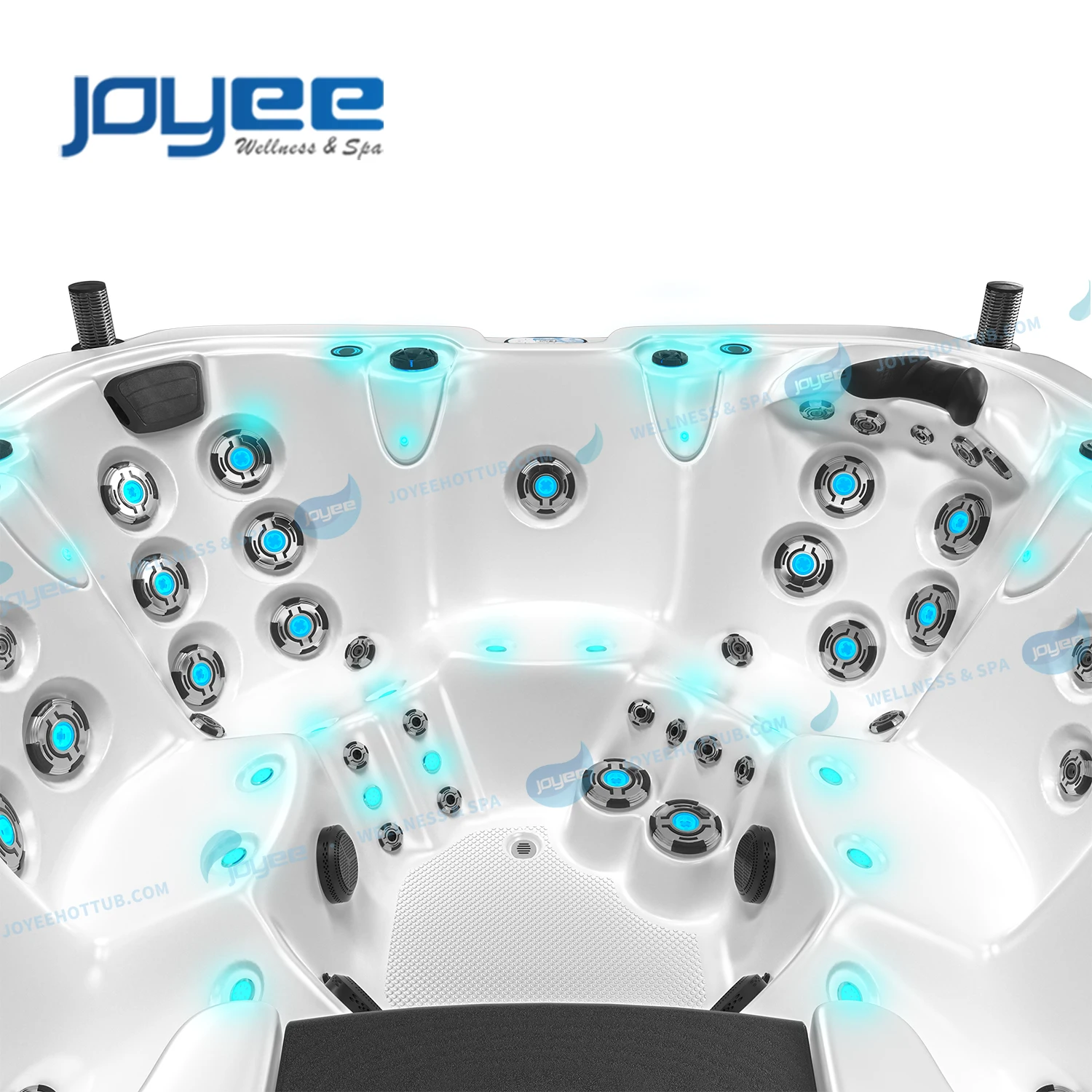JOYEE Luxury 7 seats hydro spa pool family backyard hydro therapy balboa acrylic jet whirlpool hot tub outdoor