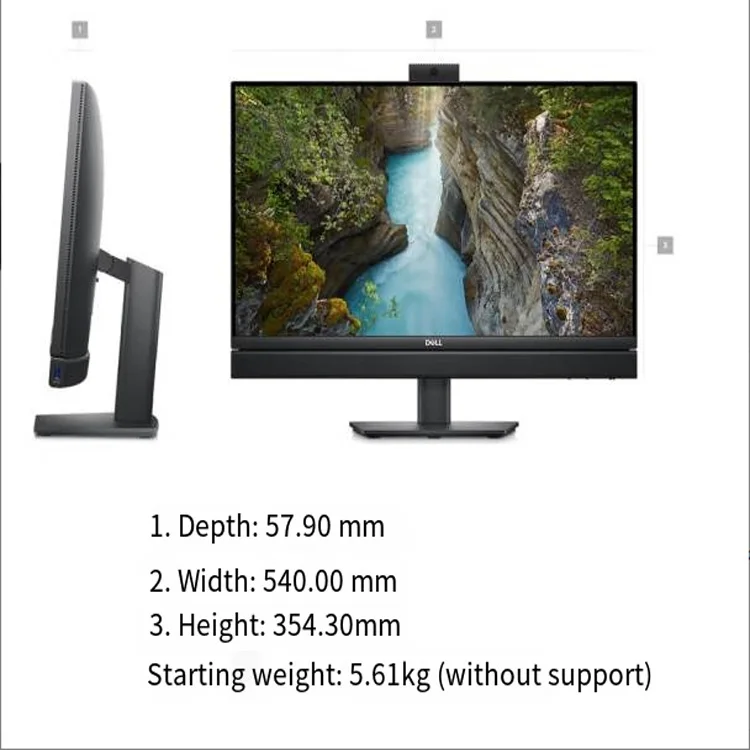 Original New  Computer PC OptiPlex 5400 7400 7410 All-In-One Business Computer 24 inch dells pc computer desktop