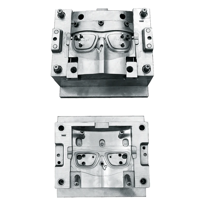 High Quality Metal And Plastic Hinge Eyeglasses Accessories Mould Professional High Precision Tr90 Glasses Injection Mold