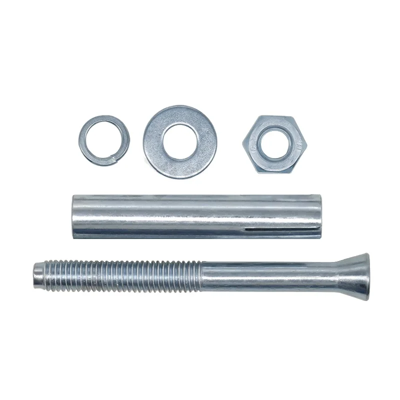 Galvanized Pull Expansion Bolt Blue And White Zinc Hexagonal Explosion Bolt