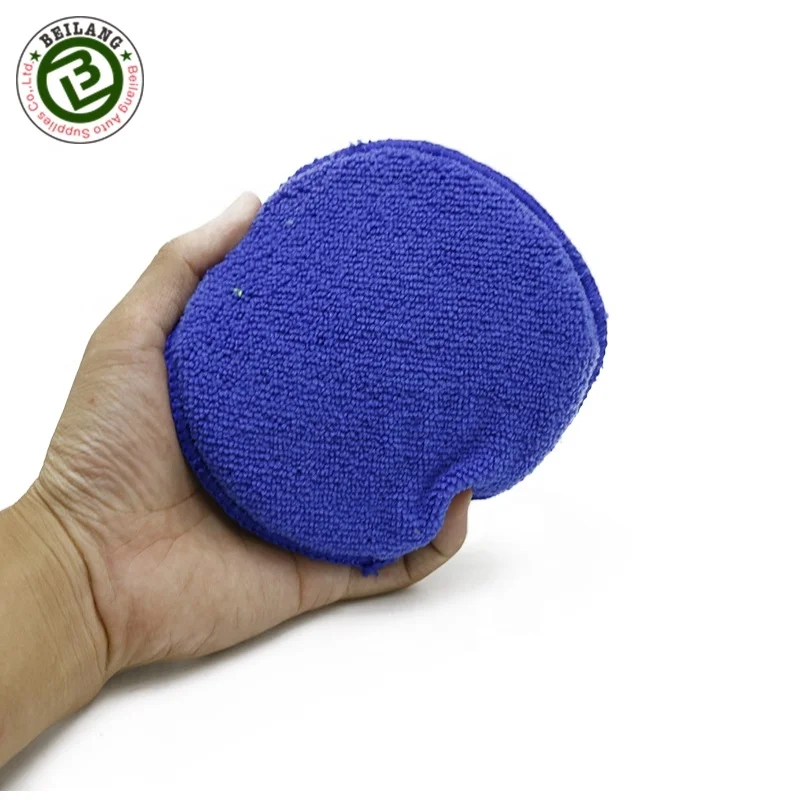 Factory microfiber polishing pad cleaning wax applicator pad