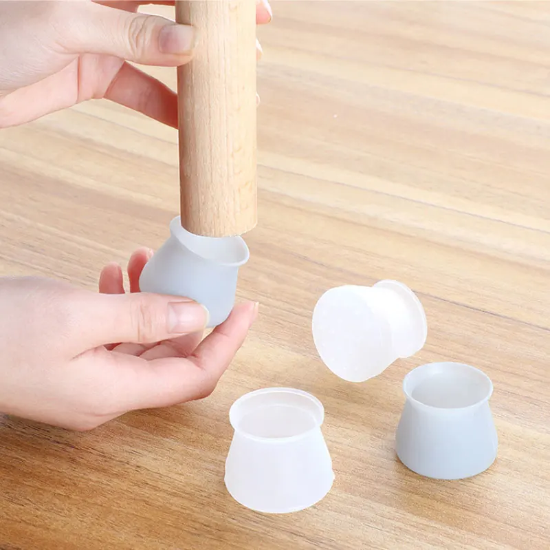 Лидер продаж, забавный силиконовый защитный чехол, подкладки для стула, круглые силиконовые колпачки для ножек стула