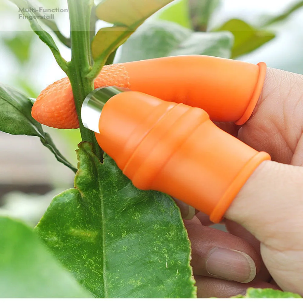 Easy use Thumb Finger Cutter Garden Silicone Thumb Knife