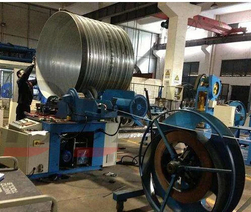 DMTF-2020  Hvac Round Duct Forming Machine Spiral tubeformer spiral duct making machine
