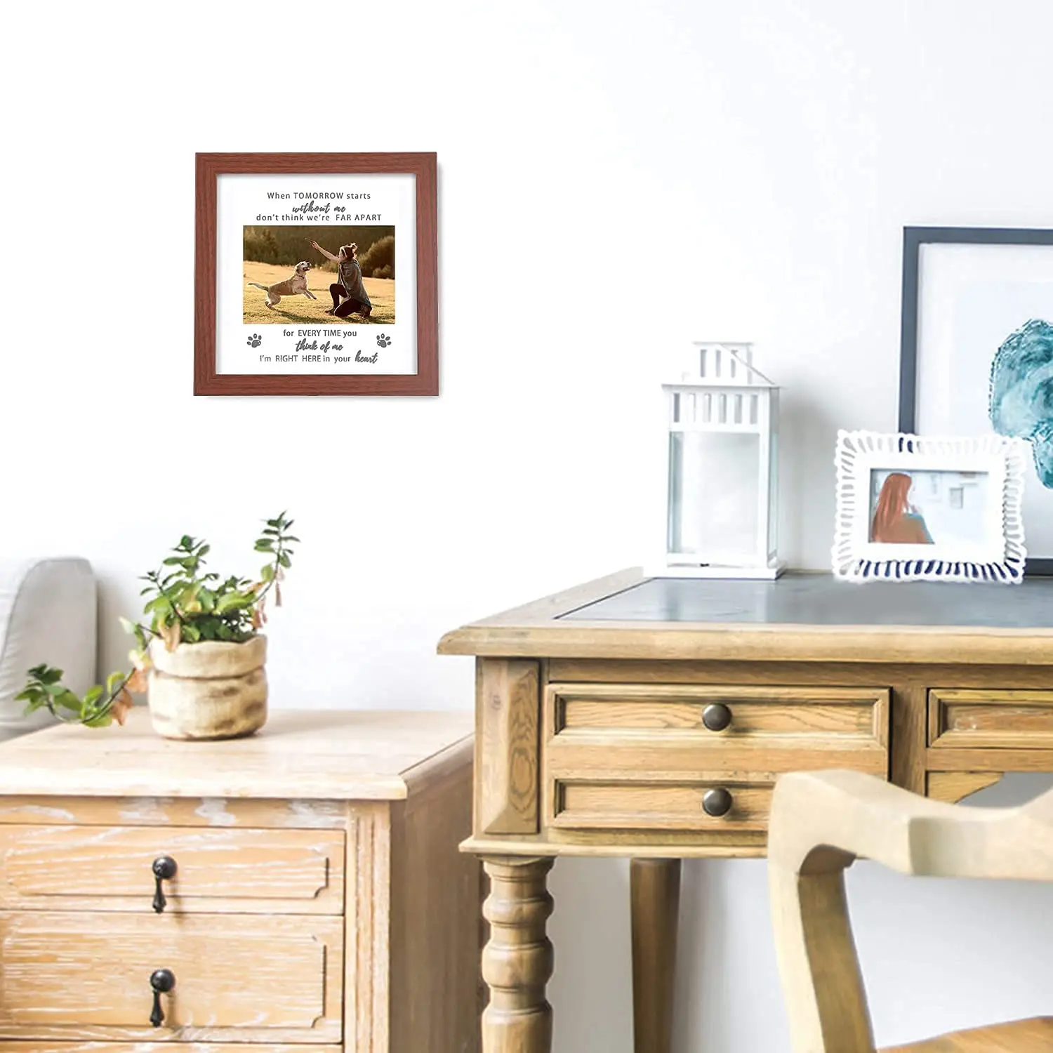 Dog Remembrance pet Memorial Picture Frame for Pet Loss of Gift