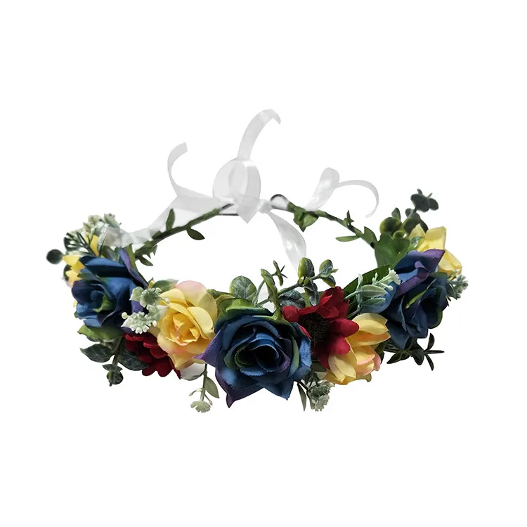 
Wholesale High Quality Modern Design Fashion Style Custom Flower Crown Headband Bride 