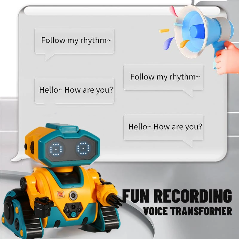 Robot Toys Remote Control Robots Rechargeable Stem Educational Robot Programming for Kids