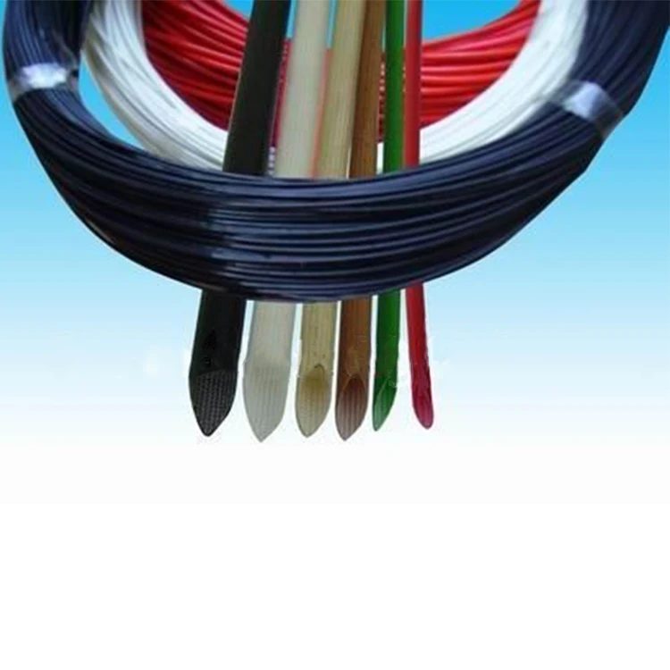 heat treated polyurethane varnish fiberglass sleeving for heating equipments