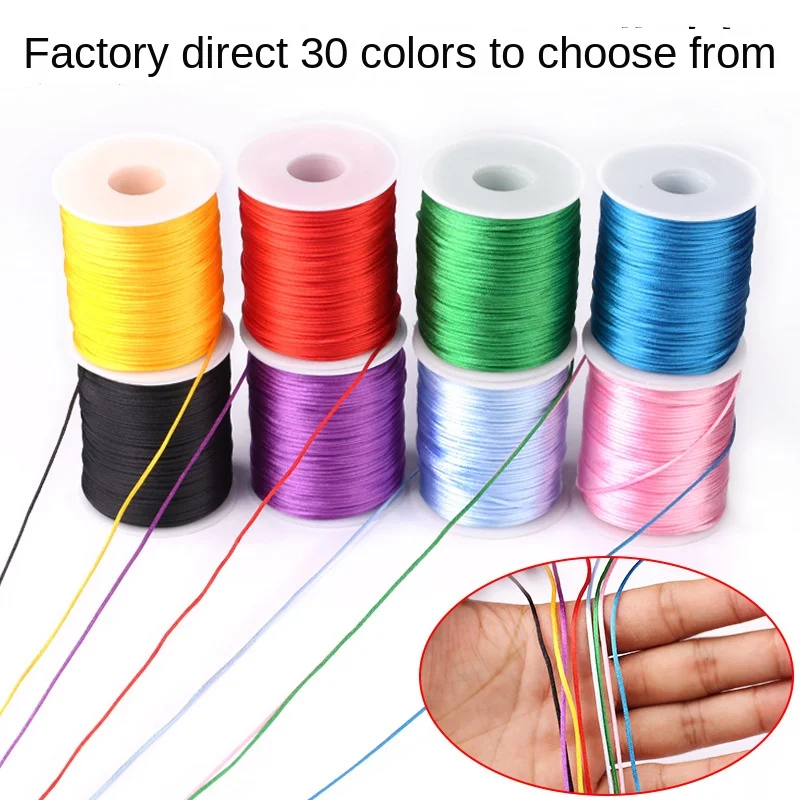 Thread Beading String Cord for Jewelry Making Necklace Bracelet Beading 1.5mm Elastic String Cord Elastic