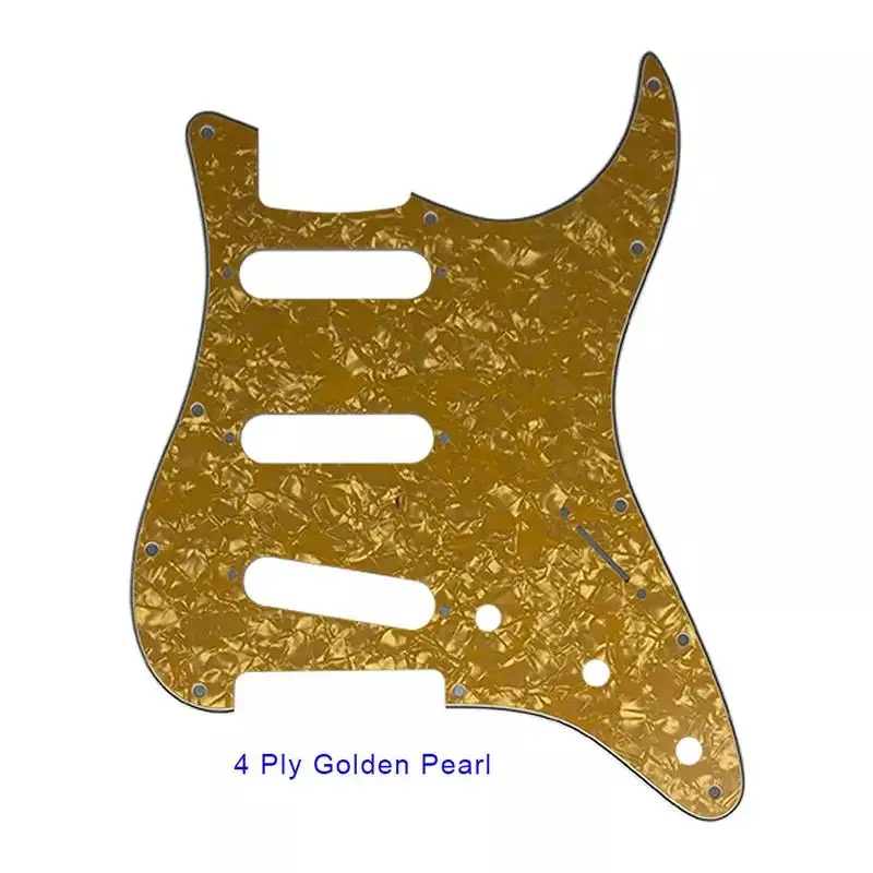 Pleroo sss pickguard pickguard sss guitar pickguard factory For FD Stratocaster Standard st sss guitar