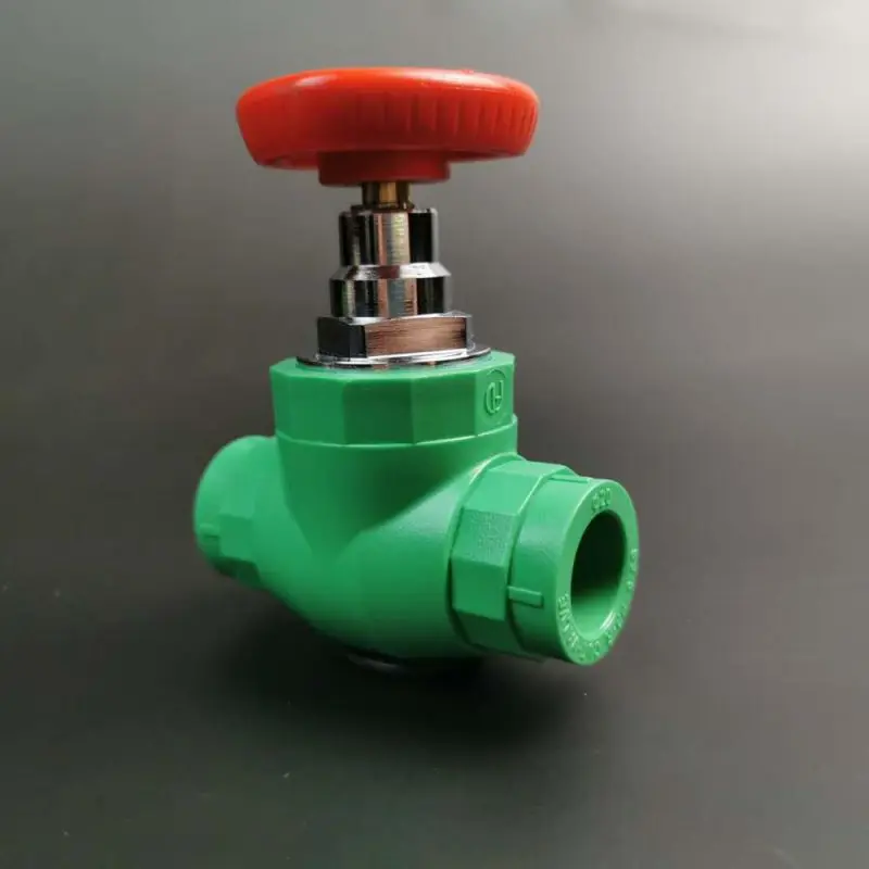 LINK-02-56  new design high quality PPR stop valve full bore flow valve cut valve