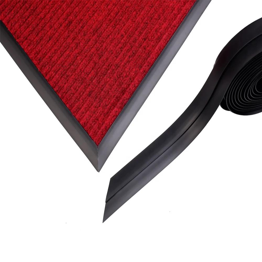 Vinyl Backed Dual Rib Carpet Entrance Floor Mats Custom Adult Polyester Modern Rectangle Machine MADE Solid Color Kingstone