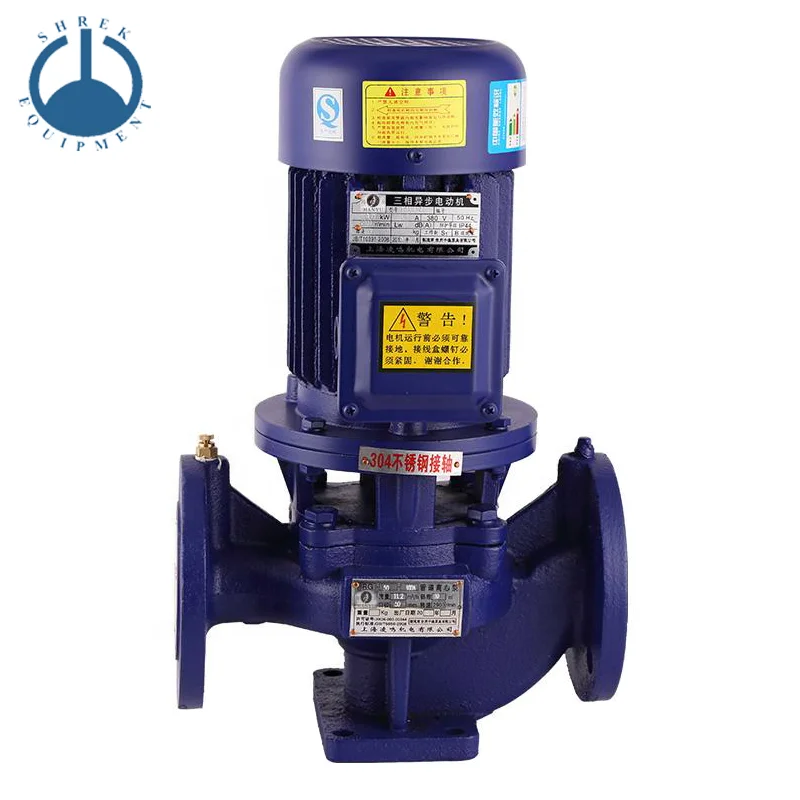 Top quality CE certified IRG single-stage single-suction hot water pipeline centrifugal pump|vertical hot water pump