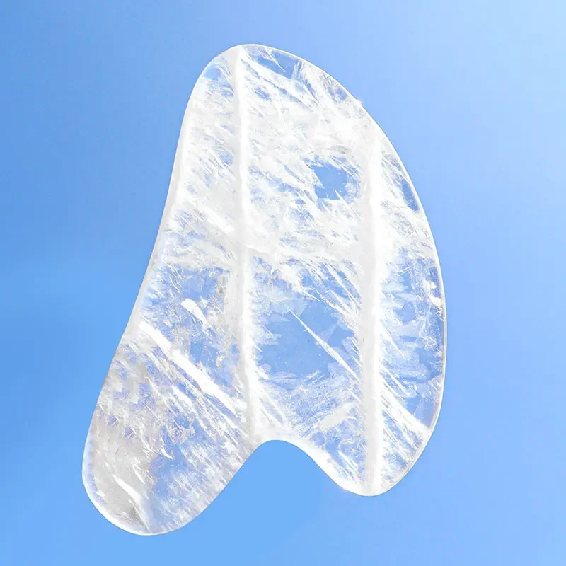 Hot Sale Factory Price Natual Skin Facial Care Clear Quartz Guasha for massage