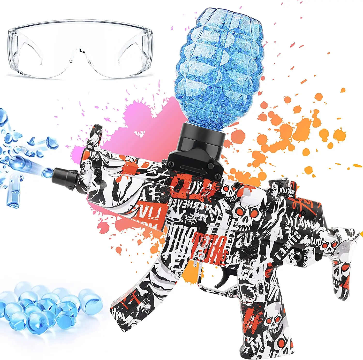 2022 agreat m416 akm47 water gel beads blaster rifle outdoor toy gel water ball gun electricbullet gel gun