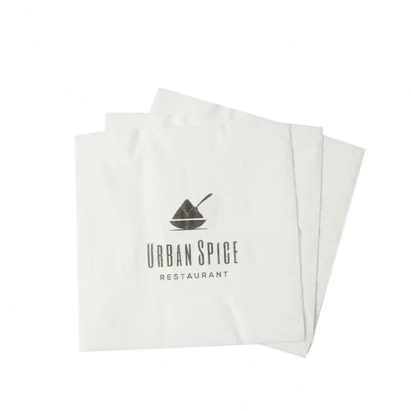 Салфетки с логотипом на заказ пищевые Коктейльные салфетки питьевые бумажные