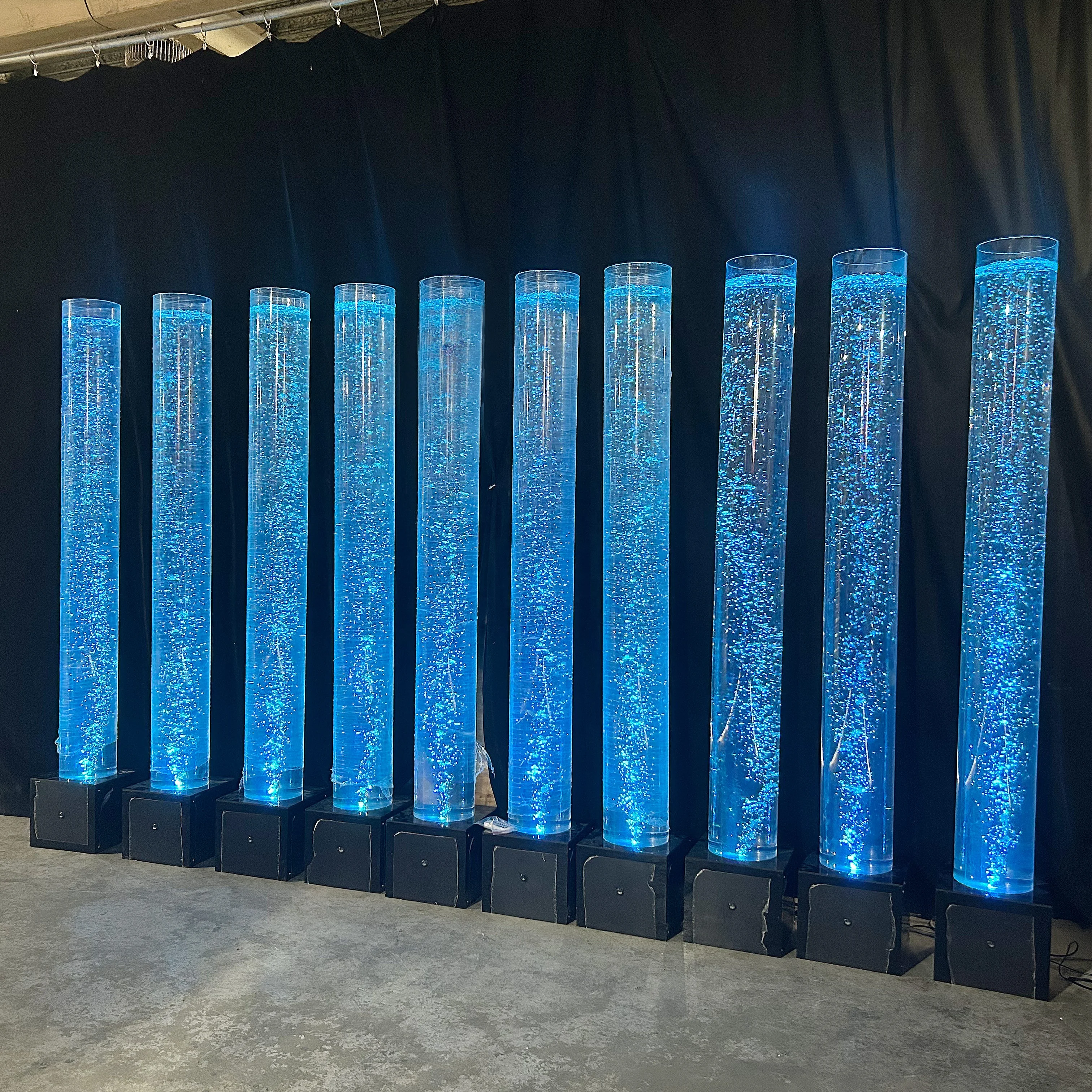 High Quality Home Decor Acrylic Water Column Sensory Bubble Tube Lamp for Home & Office Lobby Decoration