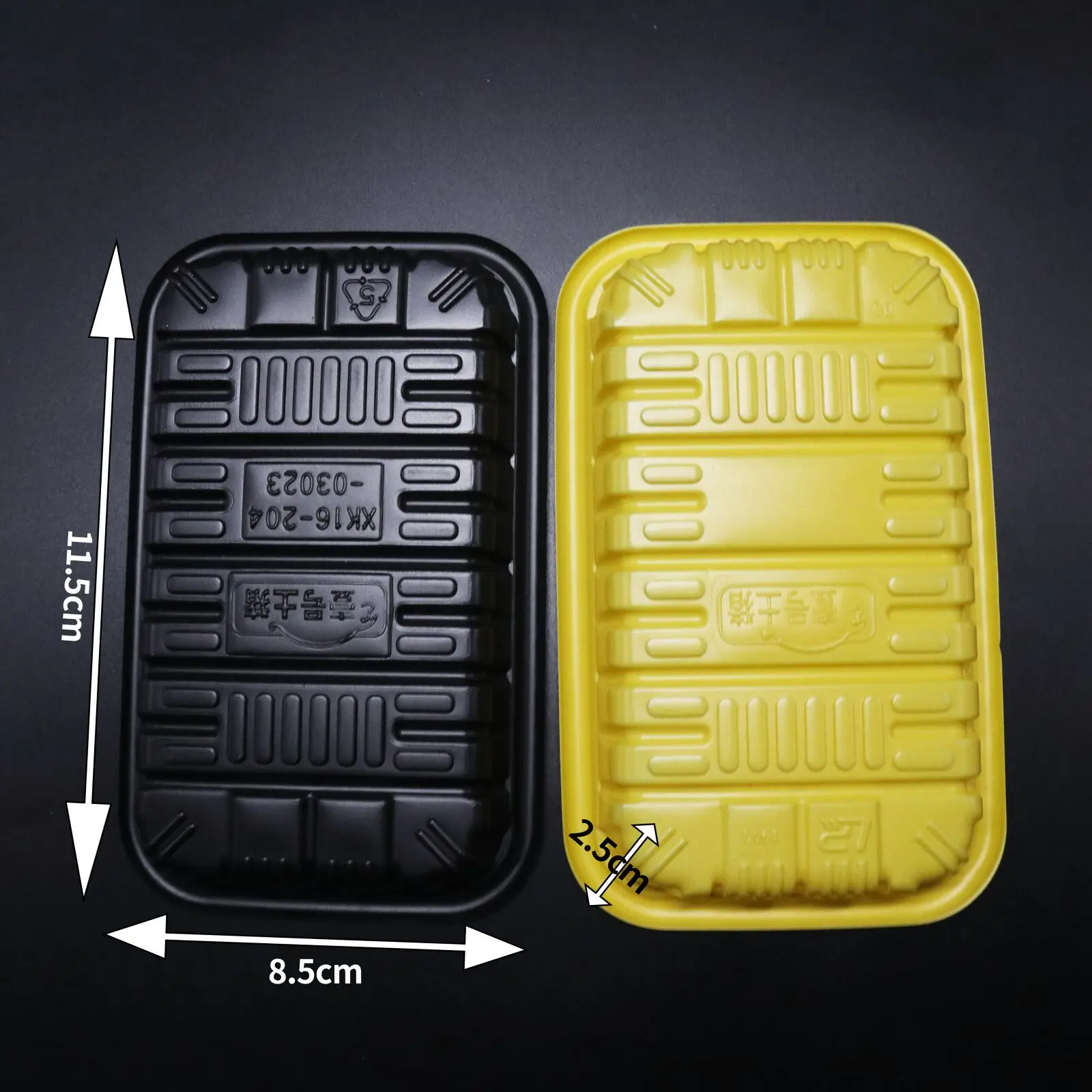 Supermarket Vegetable Fruit Meat Plastic Tray Disposable Sealable Film Food Grade Frozen Fresh Packaging Box Seafood tray