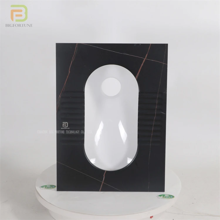 High quality wholesale sanitary ware squat toilet modern floor mounted toilet black squatting pan