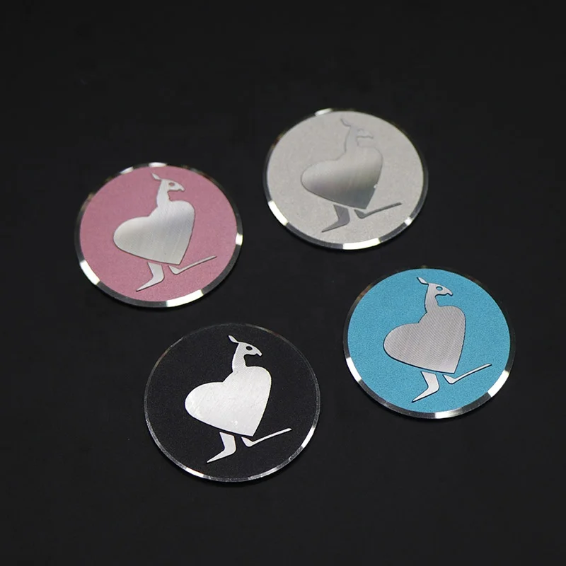 Customized 3D Branding Gold Logo Aluminum Label Tag Anodized Brass Metal Name Plate for Audio Speaker