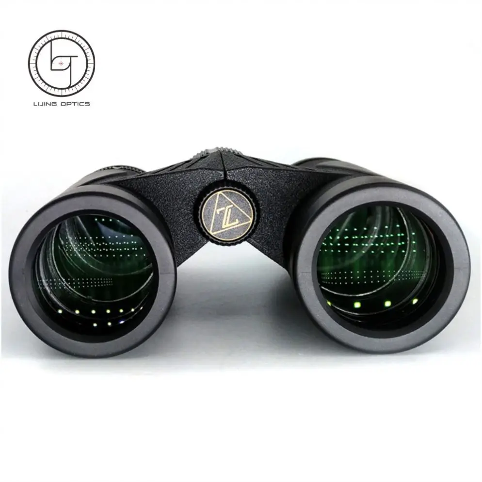 LIJING ED Glass 10x32 Long Distance Military Binoculars Powerful Professional Telescope for Phone telescope & binoculars