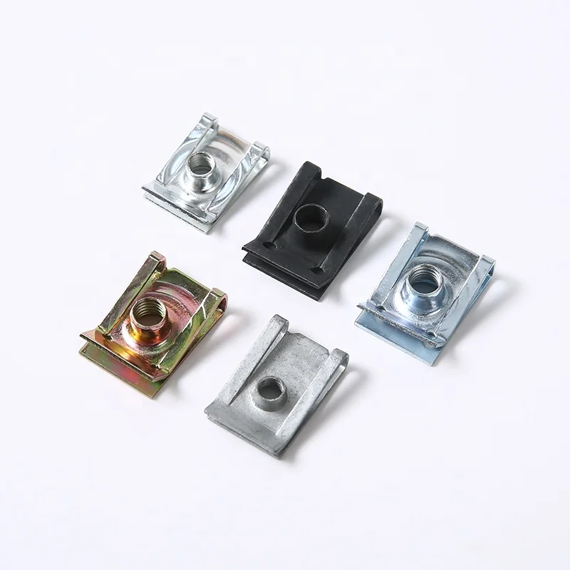 JM Brand M4 M5 M6 M8 M10 Stainless Steel U Clip Nuts Spring U Clip Nuts