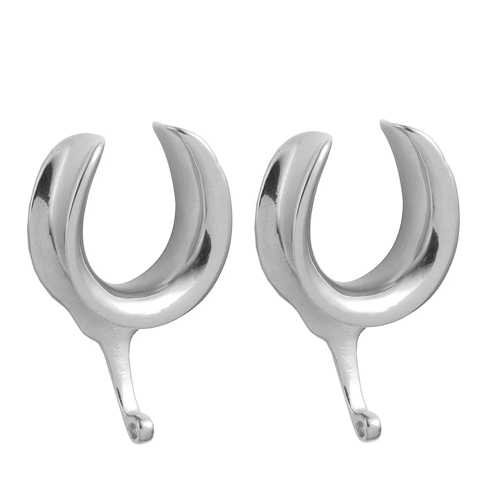 316 L Stainless Steel Heavy Ear Weights Ear Gauges Tunnels Popular Body  Piercing Jewelry Pair Selling