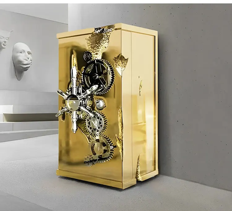 Boca Design Villa Premium Fireproof Large Safe Box Electronic Locks Stainless Steel Safes for Watches/Jewelry/Money