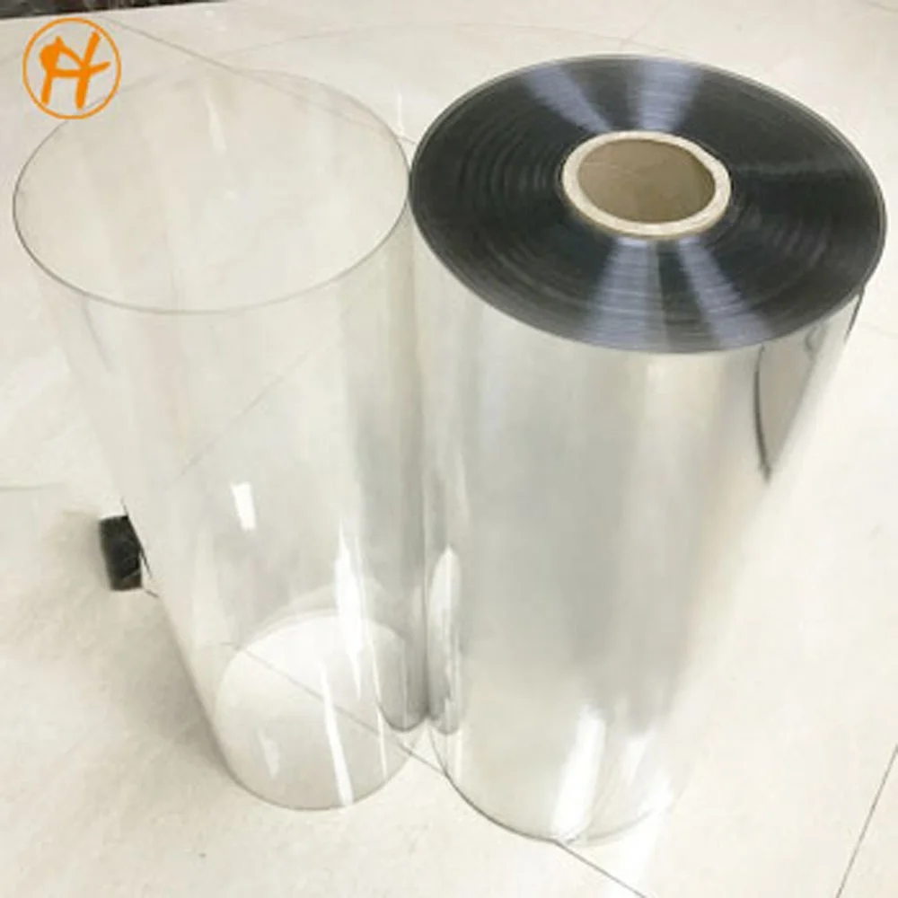 Hot Sale Food Grade  200 micron Plastic Clear PET  Sheet Roll for Thermoforming