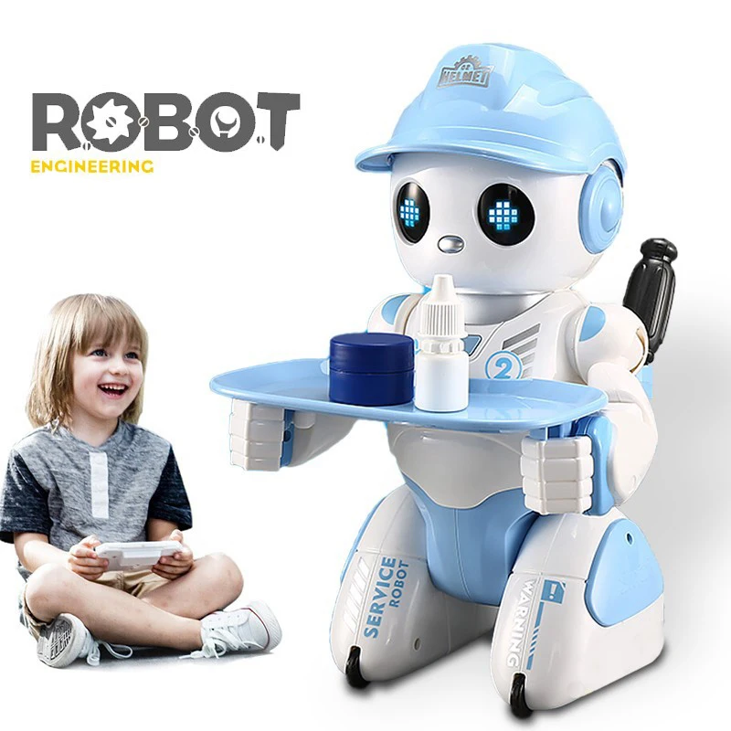 Manufacturer Small Size Programming Intelligent Robot Singing & Dancing Auto Demo Gliding Porter Robot Toys for Kids