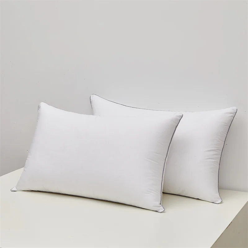 Hotel Pillow  White Cotton Popular Pillows Down  Alternative Filling  For  Healthy Sleeping Hotel Pillow Luxury