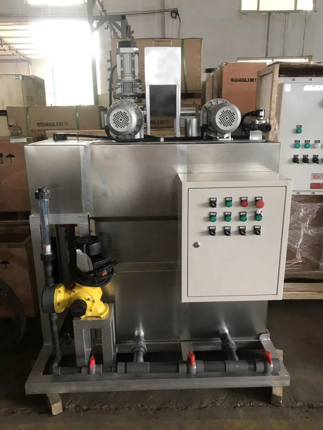 Automatic Chemical Pam Pac Polymer Preparation Dosing Device System