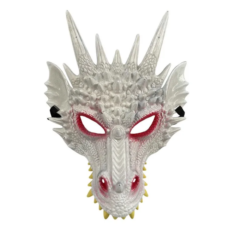 Factory Wholesale Carnival Halloween Party Soft PU Foam Mask Latex 3D Animal Costume Dragon Cosplay Mask