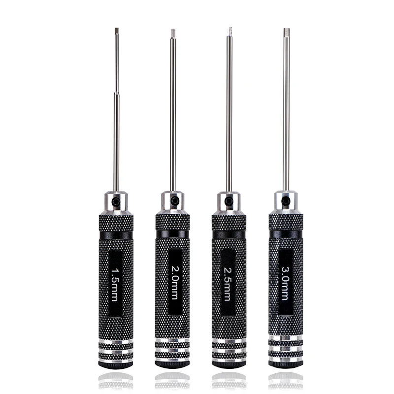 High Precision Hex Screwdriver 1.5mm 2mm 2.5mm 3mm Tool Kit  For  RC Helicopter Plane Car Truck