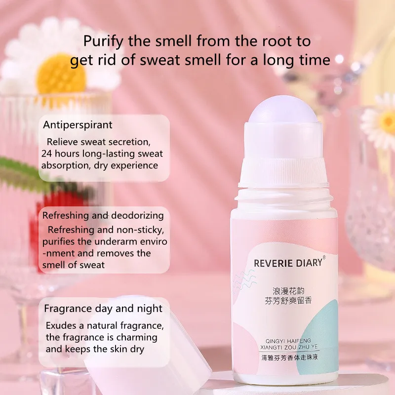 Body Odor Sweat Deodor Rose Perfume For Man And Woman Remove Antiperspirant Armpit Odor Lasting Aroma Skin Care Deodorant