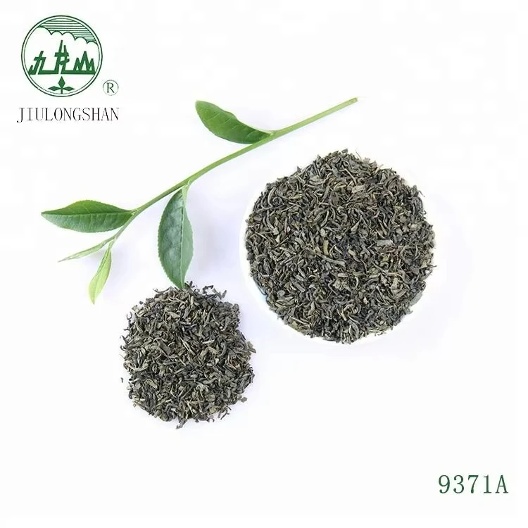 Тэ Верде Чун Ми напрямую от фабрики Jiulongshan 9371A листья органического зеленого чая Chunmee