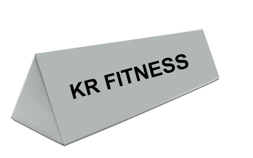 Foam pitch perimeter triangles advertising wedges