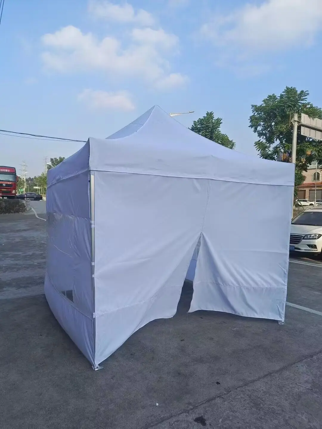 Tuoye 10x10 10x15ft Custom Steel Pop Up Tents Advertising Canopy Tent For Trade Show Display Events Outdoor