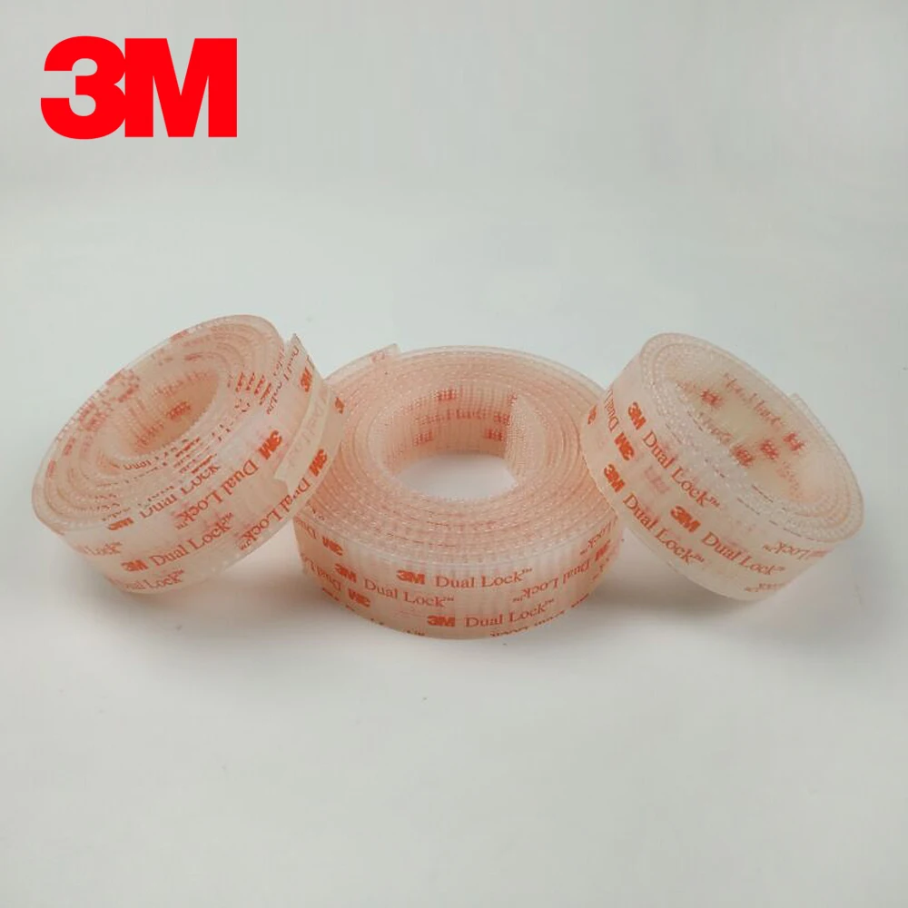 Hot sale high sticky clear reclosable fastener self adhesive 3M dual lock fastener tape SJ3560, type 250